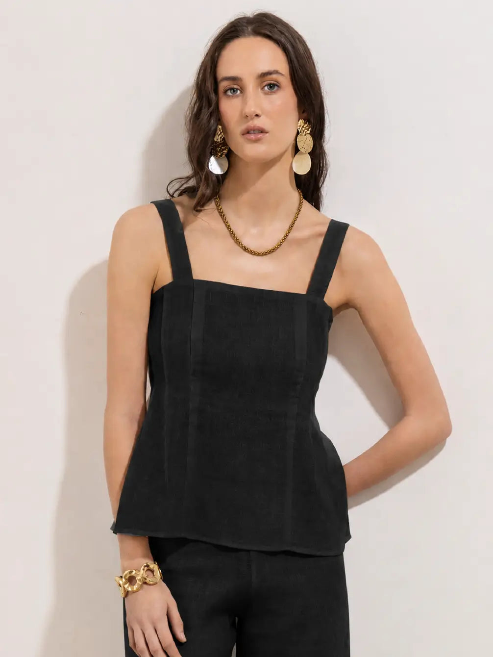 Elvira Blouse Black