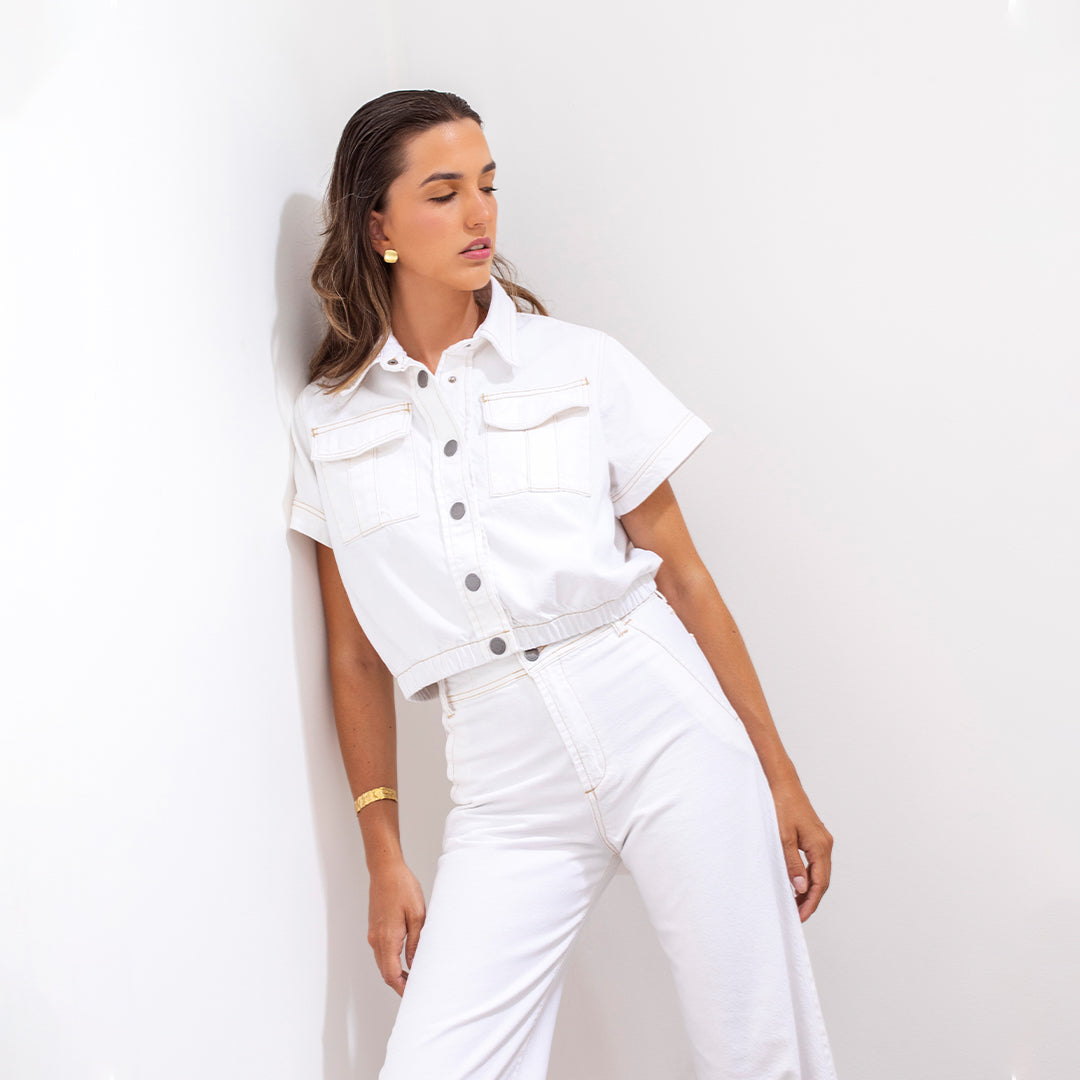 Camisa Isa Denim Natural