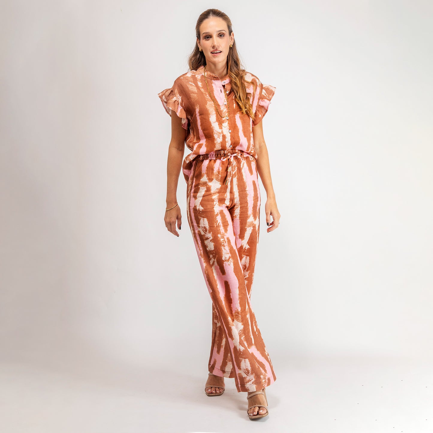 Pantalon Teresa Batik Rosa