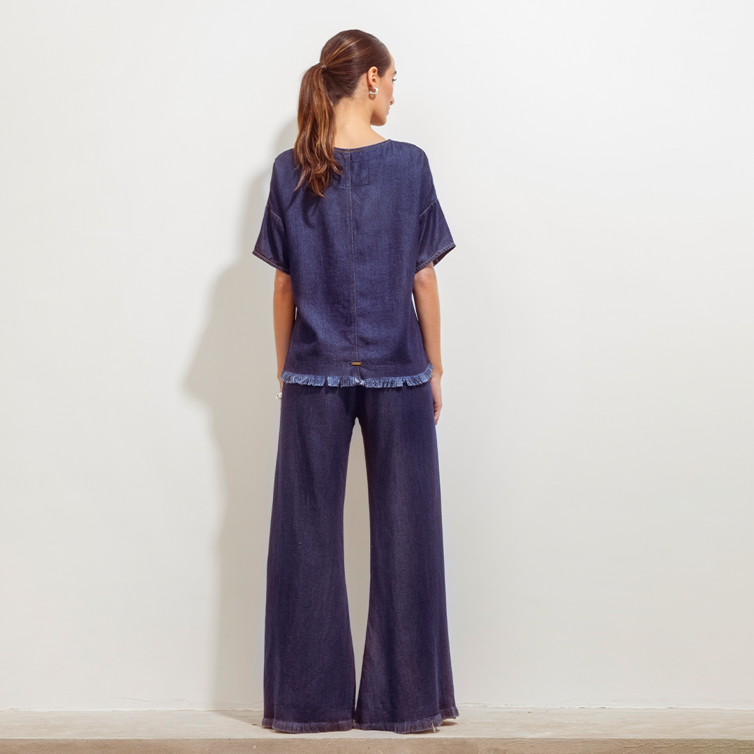 Verona Pant Blue Denim