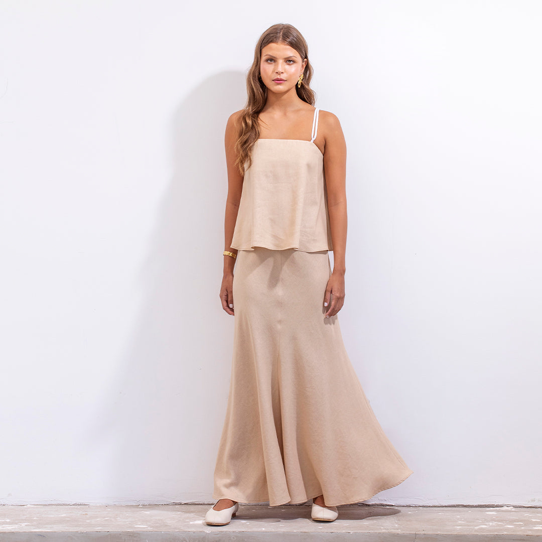 Blusa Paula Mezcla Beige