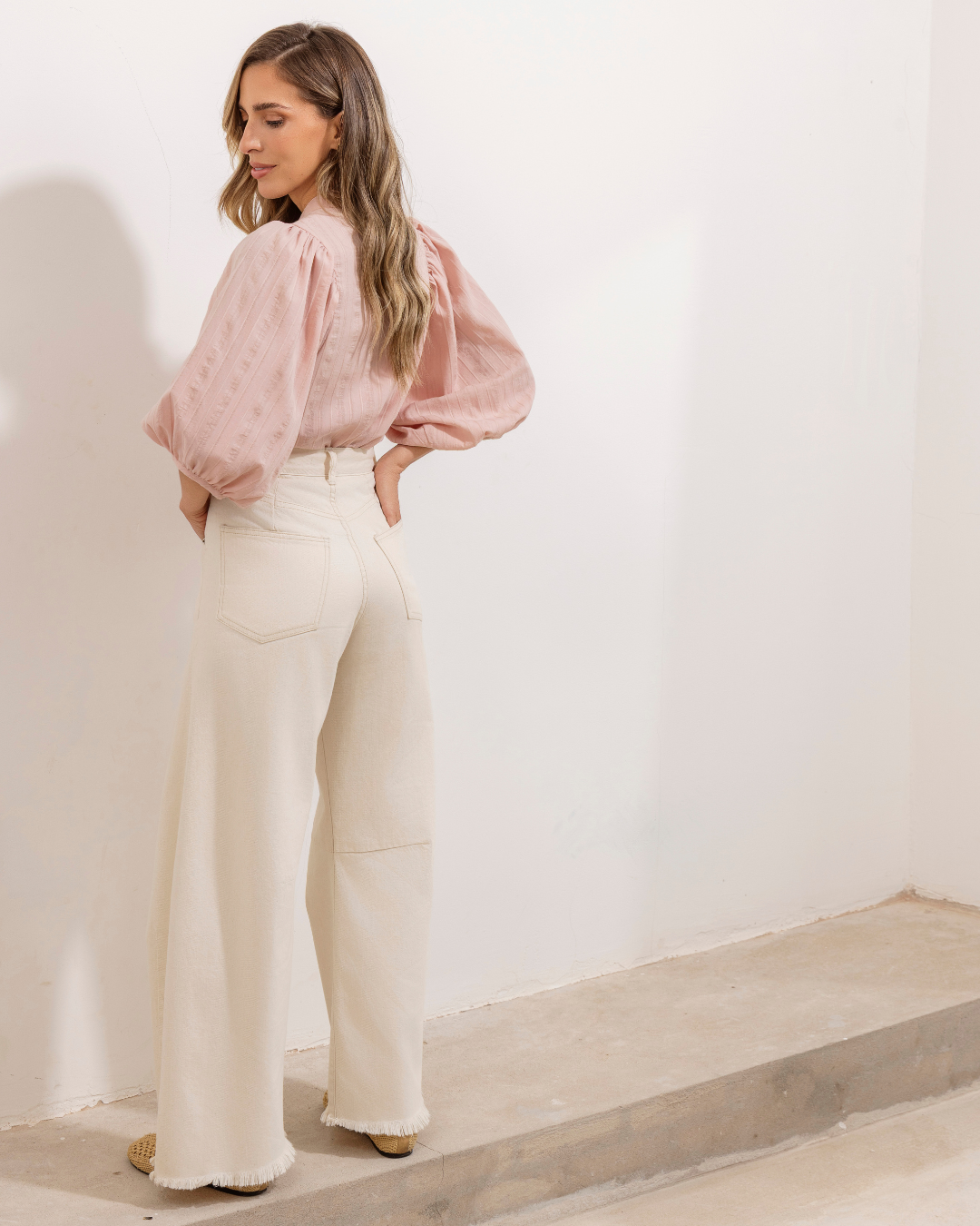 Paloma Jeans White Cream
