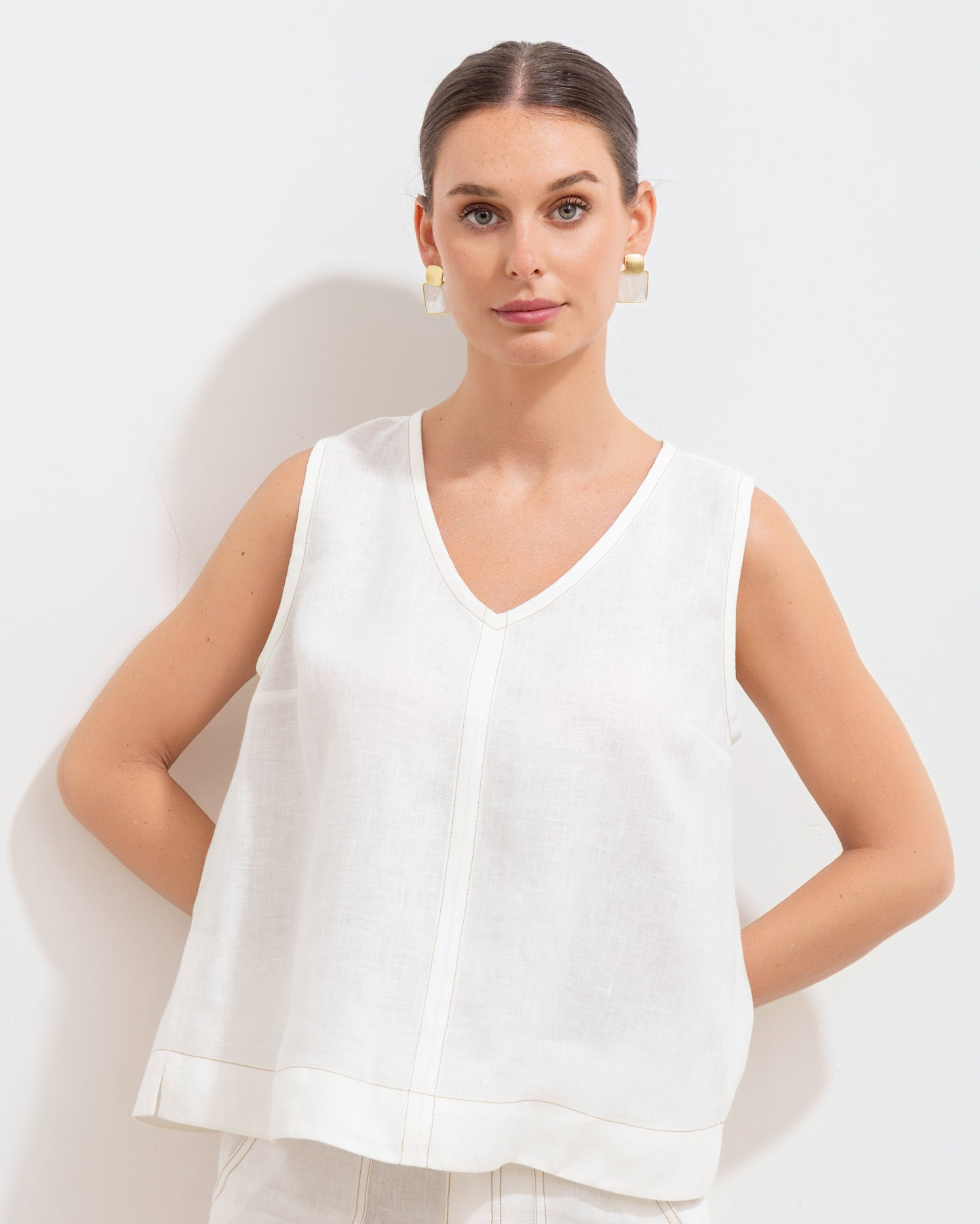 Marina Blouse Off White