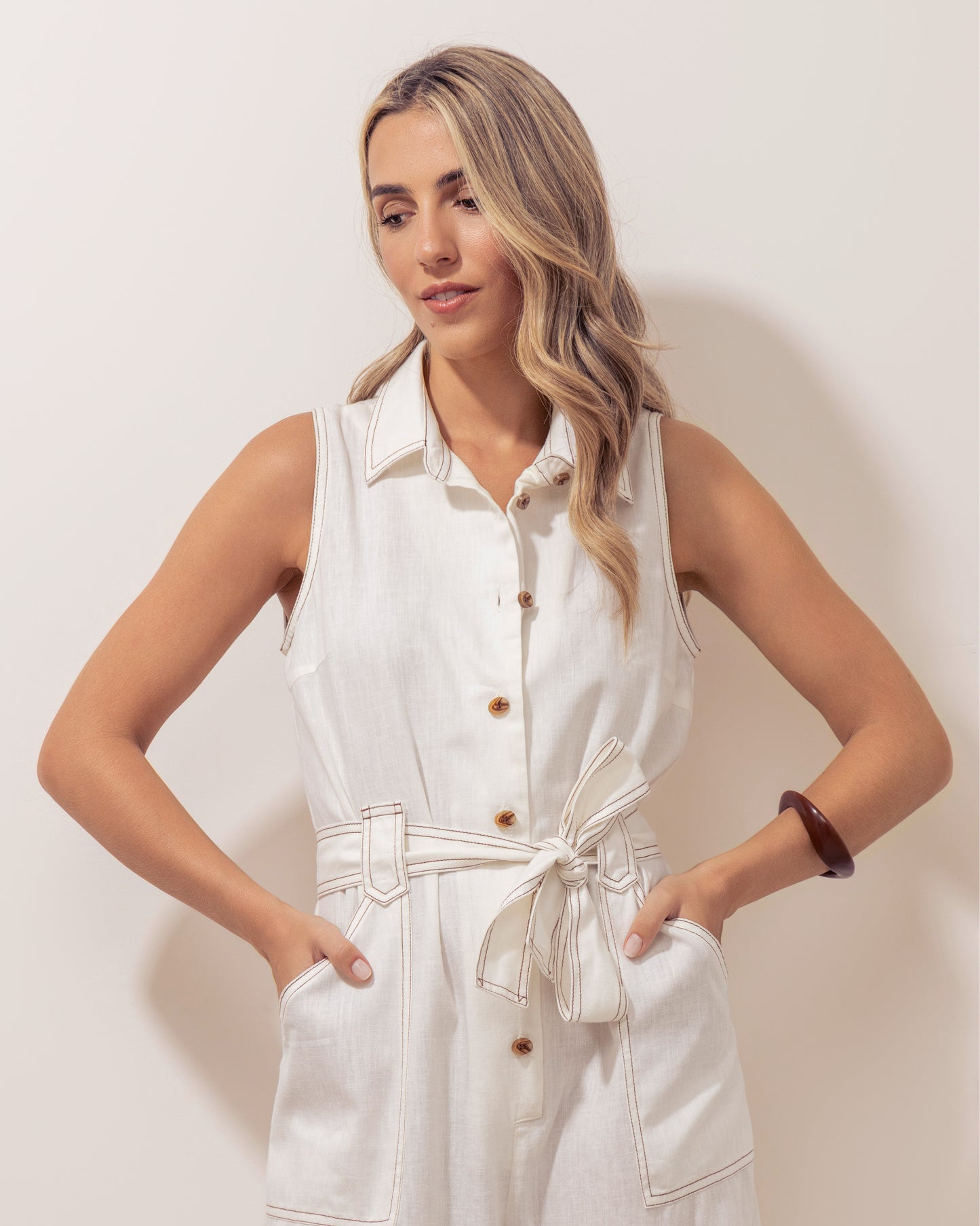 Pame Jumpsuit Off White