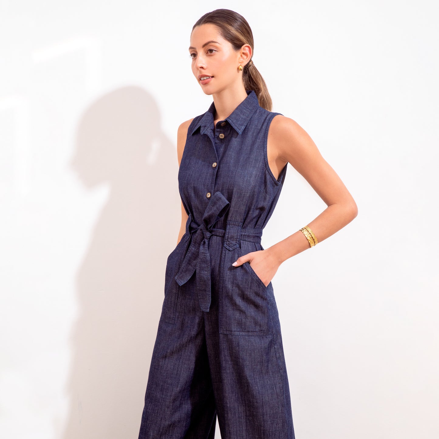 Pame Jumpsuit Blue Denim (WHS)
