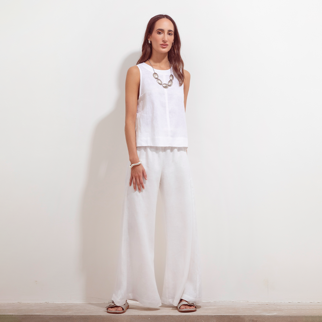 Sofia Blouse Natural Linen