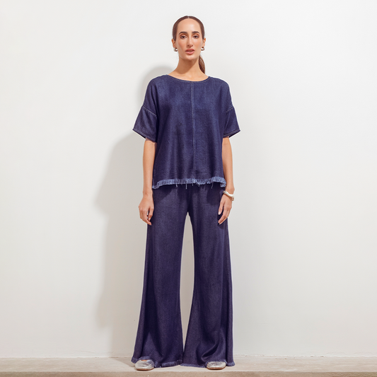 Verona Pant Blue Denim