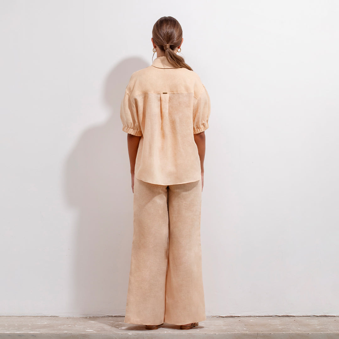Mar Shirt Beige Linen