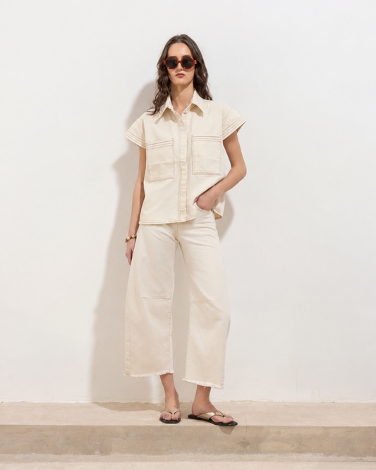 Palermo Shirt White Cream