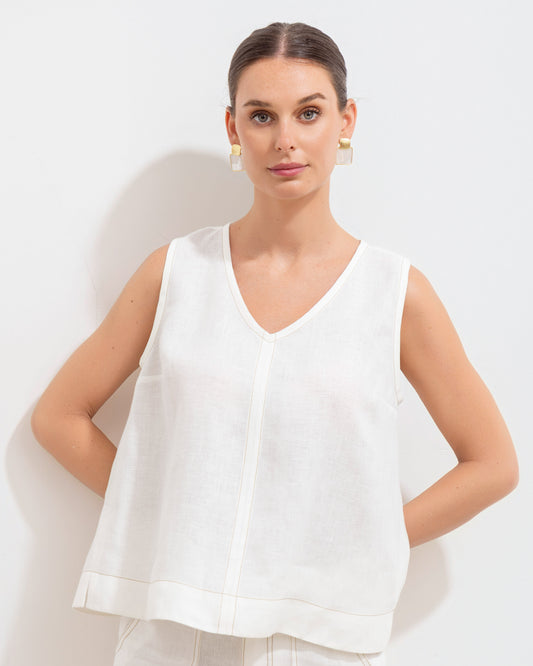 Marina Blouse Off White