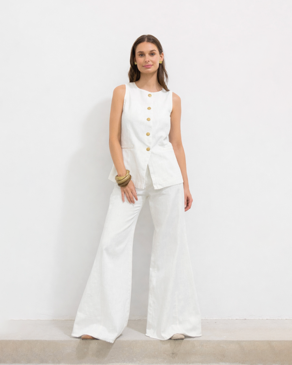 Aline White Denim