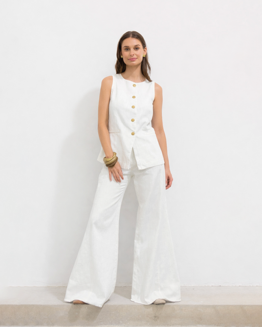 Aline White Denim