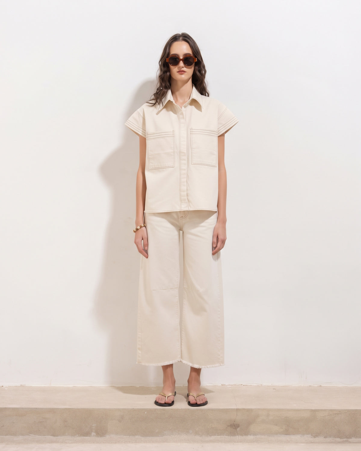 Paloma Jeans White Cream