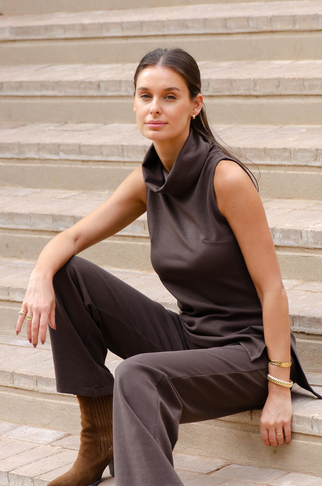 Carla Pant Chocolate