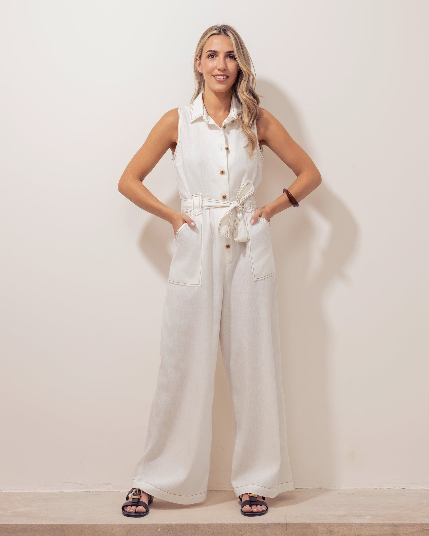 Pame Jumpsuit Off White