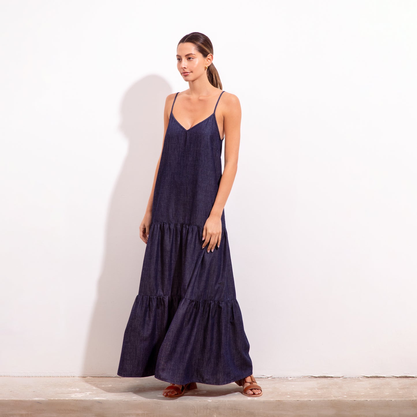 Renata Dress Eugenia Indigo