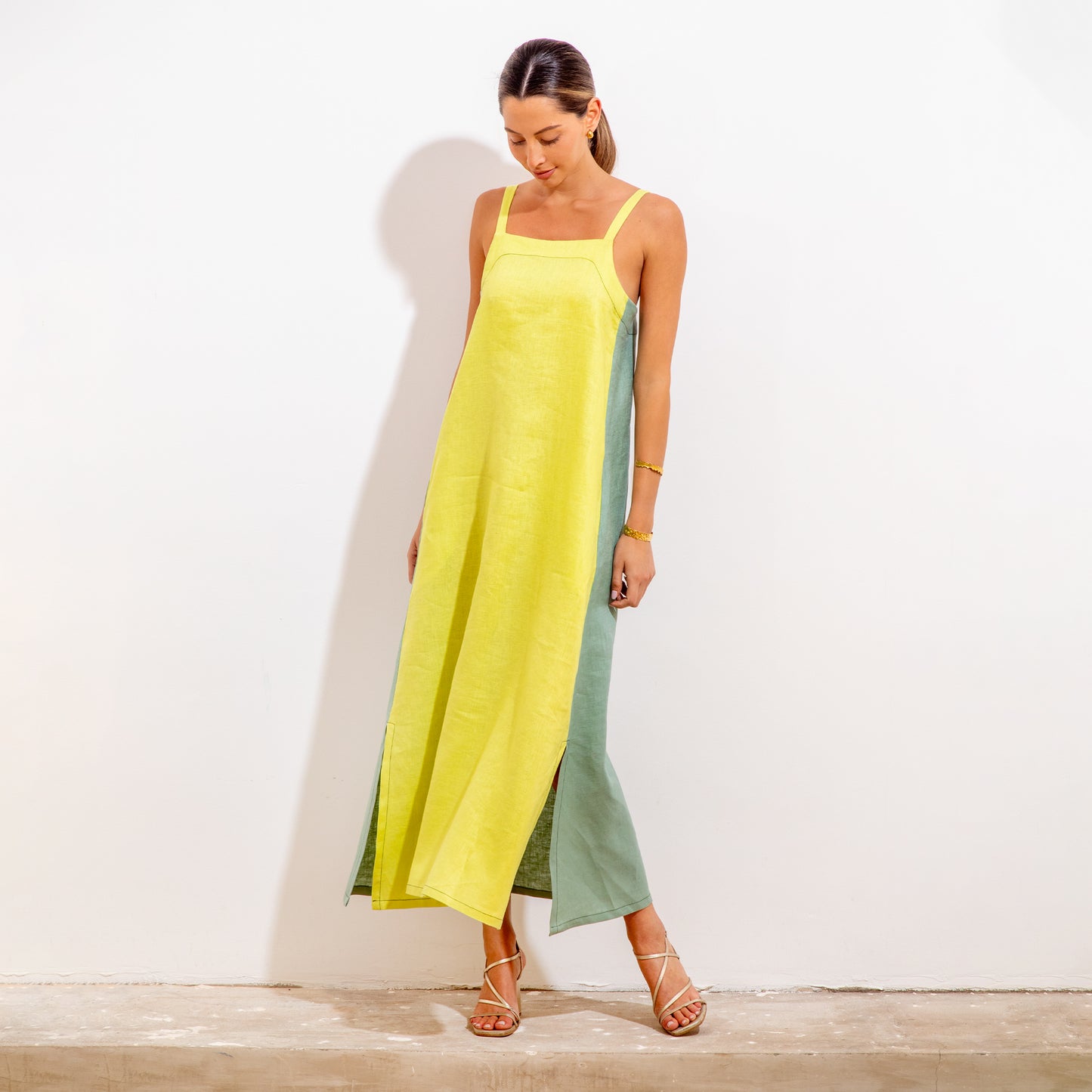 Teresita Dress Lima Linen