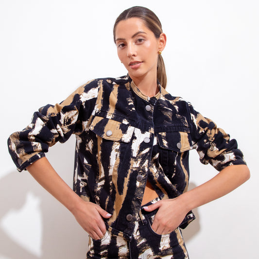 Rio Jacket Black Batik