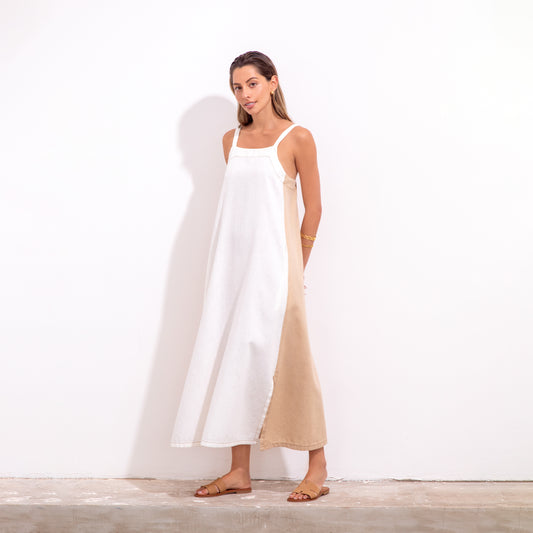 Teresita Dress Natural Beige Linen
