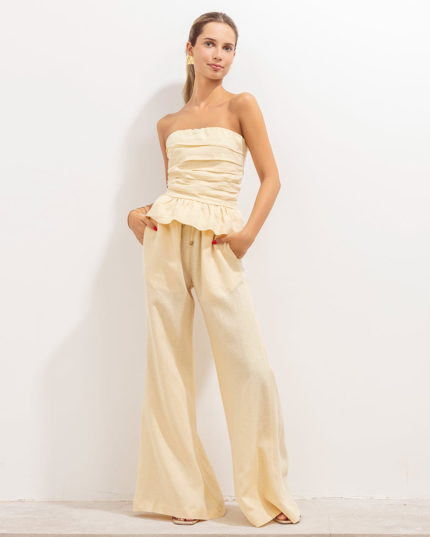 Ara Pant Butter Yellow